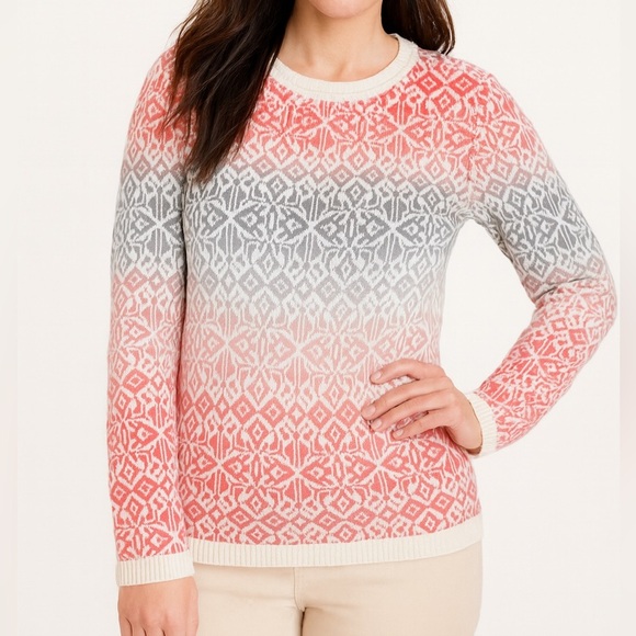 Talbots Women’s Lambswool Lightweight Long Sleeve Crewneck Sweater Size Medium - Picture 8 of 8